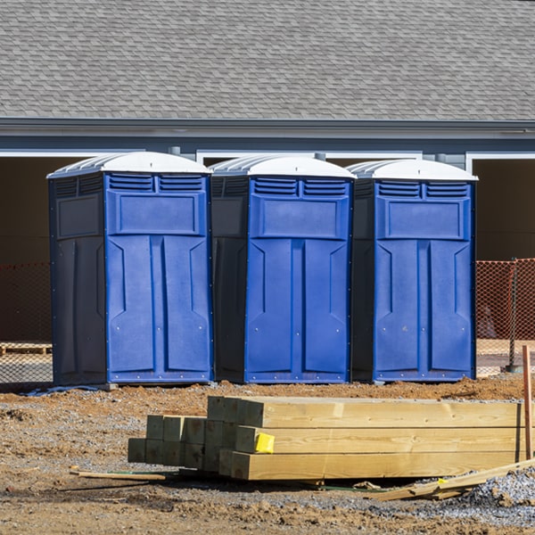 how do you ensure the portable restrooms are secure and safe from vandalism during an event in Hamburg Michigan